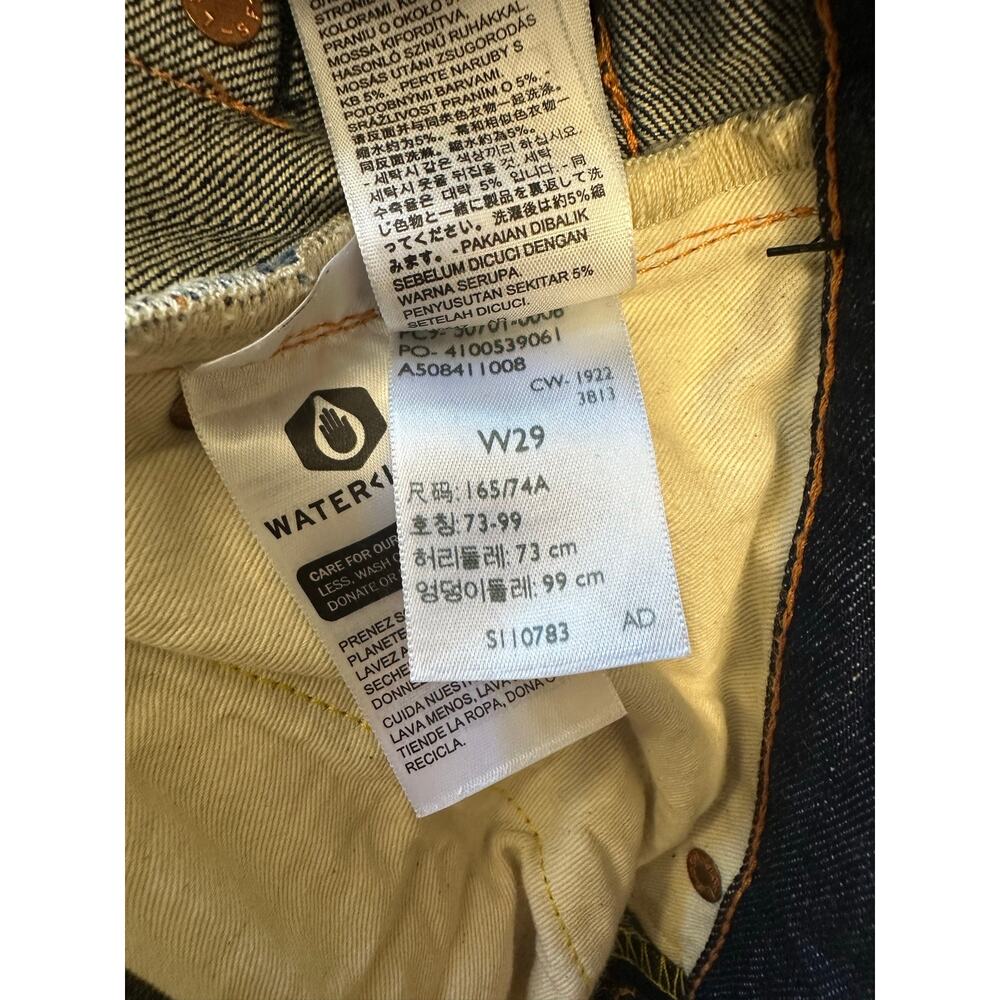 Vintage 1950s Levis Womens 701 Selvedge Big E Jeans Size 29 - Picture 14 of 16